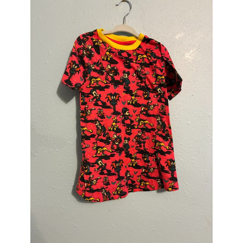 Disney Halloween Mickey & Friends Allover Print Dress Girls Size 3